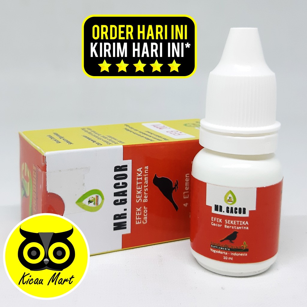 VITAMIN BURUNG MR. GACOR ORANGE EFEK SEKETIKA UNTUK MURAI KACER CUCAK OBAT PENGGACOR STAMINA GACOROR