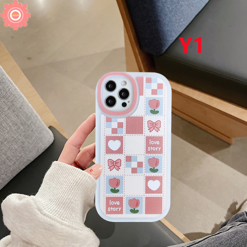 Casing Love Heart Phone Realme C53 C55 10 Pro Plus C30 GT 8i C25 C12 C25s C21 C15 5 5i 5S 6i C3 C20 8 8pro 7i C17 7 6 C35 C21Y C31 C21Y C25Y C11 2021 6s Mangkuk Lucu Sarung Shockproof