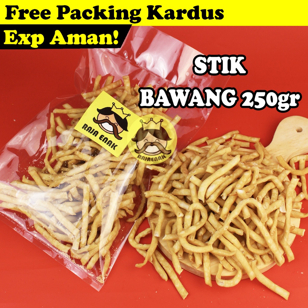 

STIK BAWANG 250 gr | SISTIK BAWANG KERIPIK KRIPIK PANGSIT GURIH ASIN CEMILAN CAMILAN SNACK SNEK KILOAN