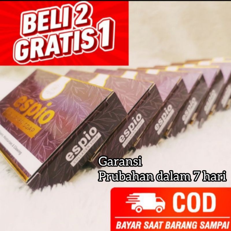 COD- ESPIO COLLAGEN SOAP ORIGINAL / SABUN ESPIO GARANSI MENGATASI JERAWAT DALAM 7 HARI 100% ORIGINAL