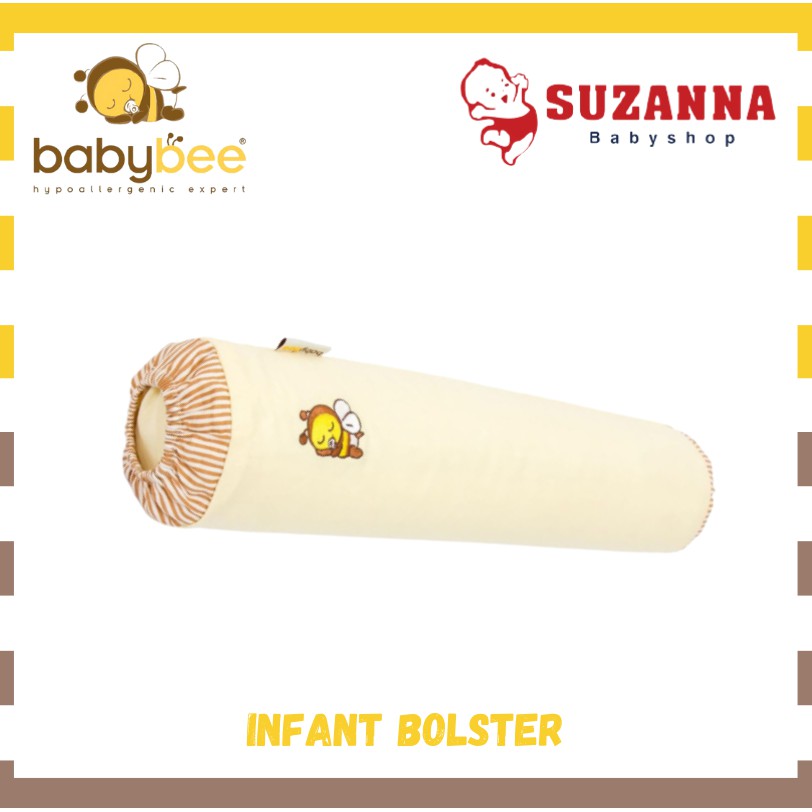 Suzanna babyshop - Babybee - Infant Bolster With Case - Guling Bayi / guling baby bee