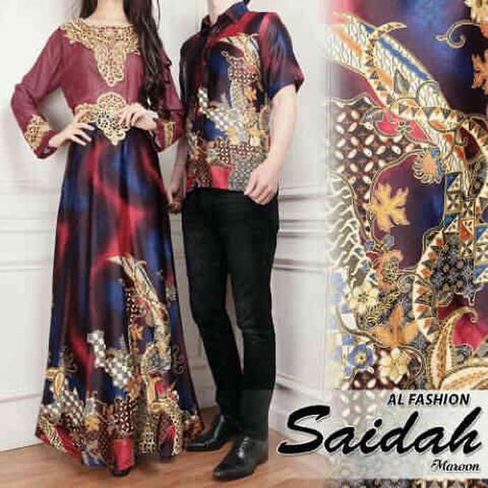 Limited 38 CP SAIDAH MARON COUPLE BATIK PASANGAN BAJU BATIK SUTRA Price