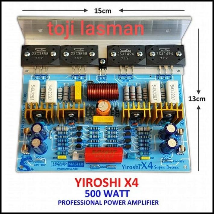 Power Mono 500W Yiroshi X4 Legend Master Sanken Ori Super Driver 500W