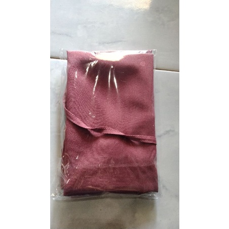 jilbab instan bergo maryam( ukuran M )/jilbab instan tali diamond-Dusty tua