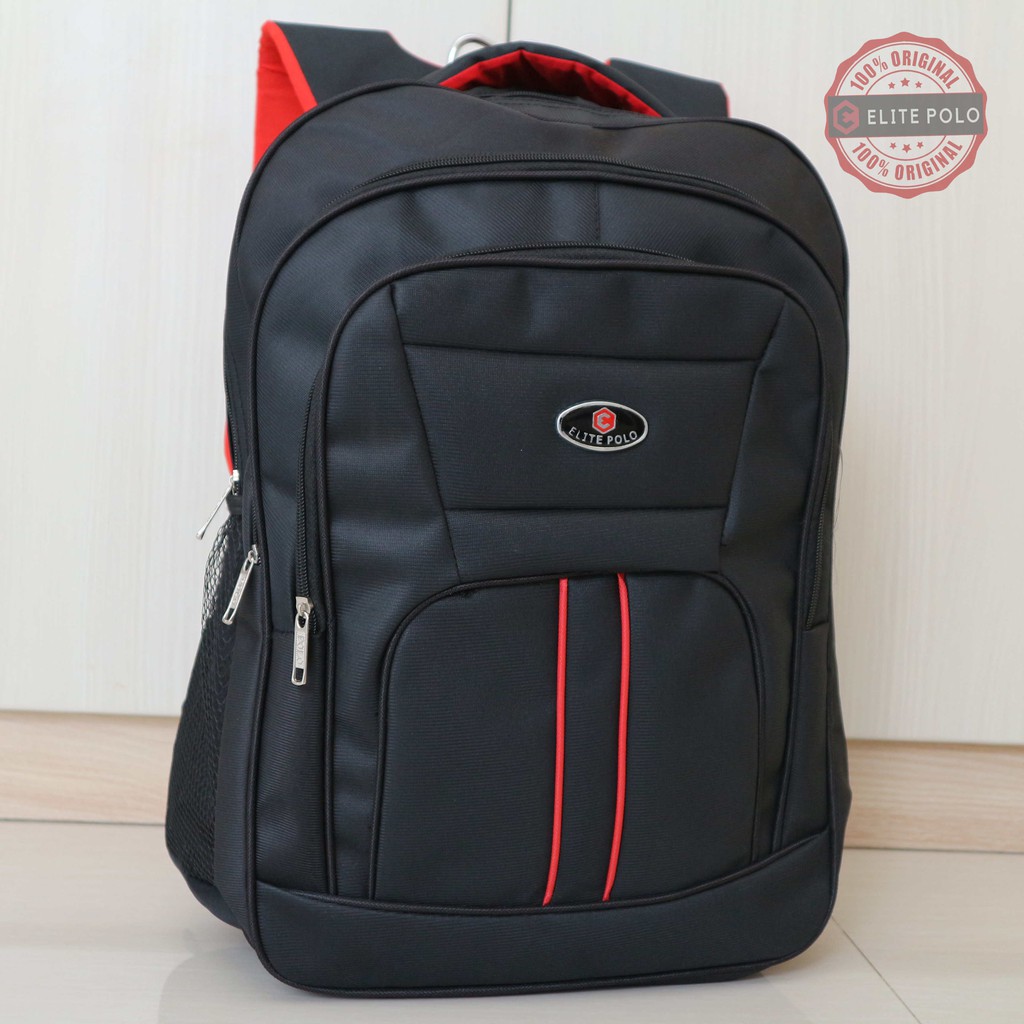 BELI 1 GRATIS 1 - TAS RANSEL ELITE POLO VINNSON TAS LAPTOP KERJA FREE BACKPACK ALISON TAS SEKOLAH