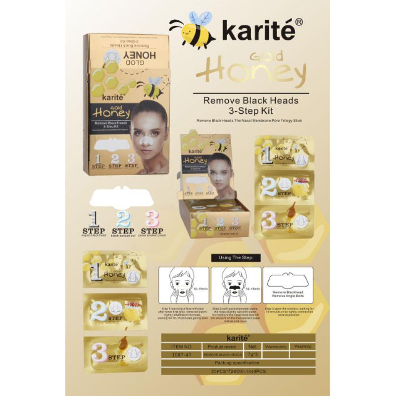 PROMO ECER!!!HONEY MASKER KOMEDO/MASKER HIDUNG KARITE 1087