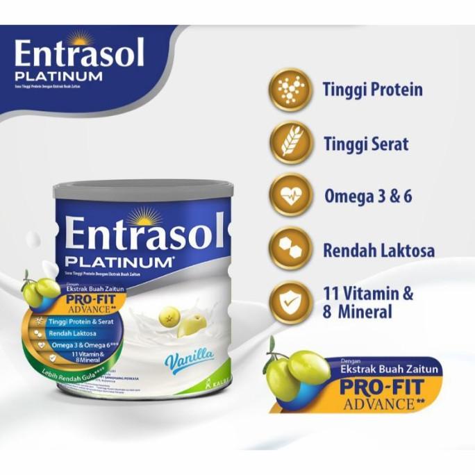 

[COD] Entrasol platinum 400gr vanila [COD]