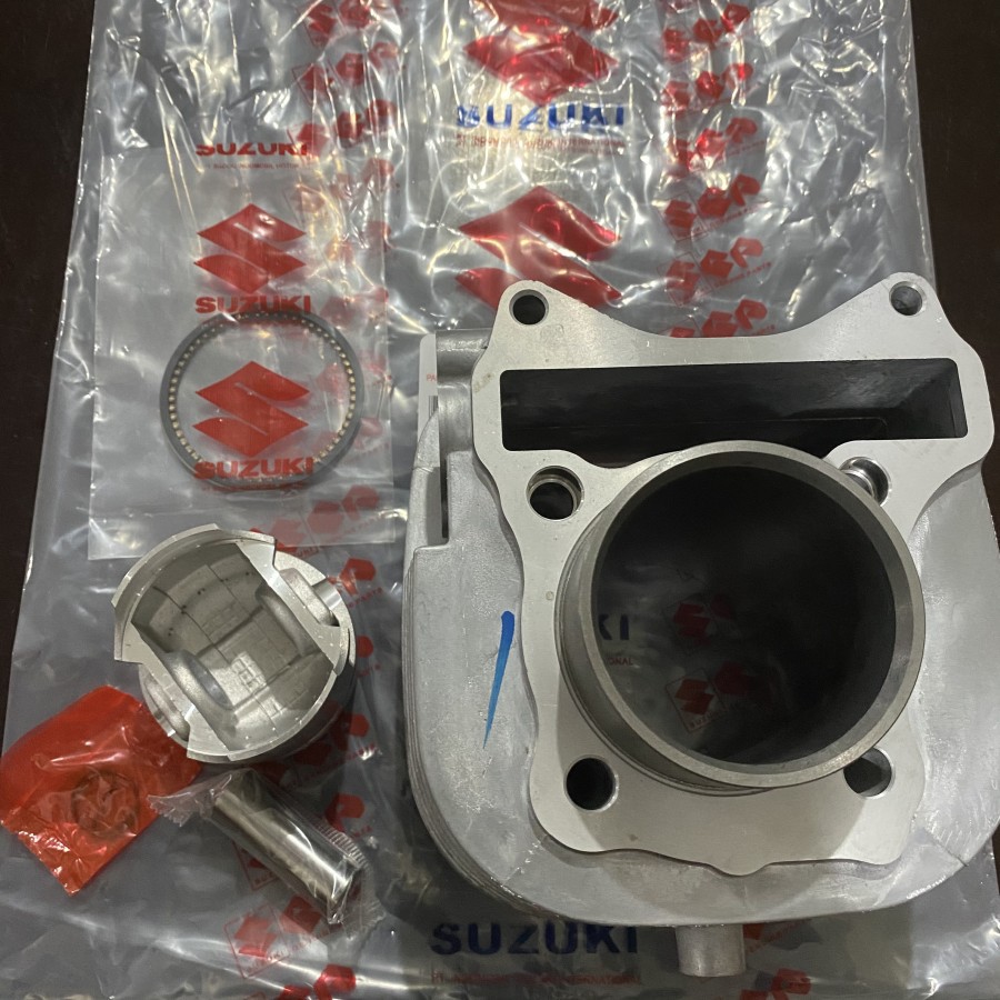 Silinder Blok Cylinder Block Seher Piston Ring Spin Skywave Skydrive