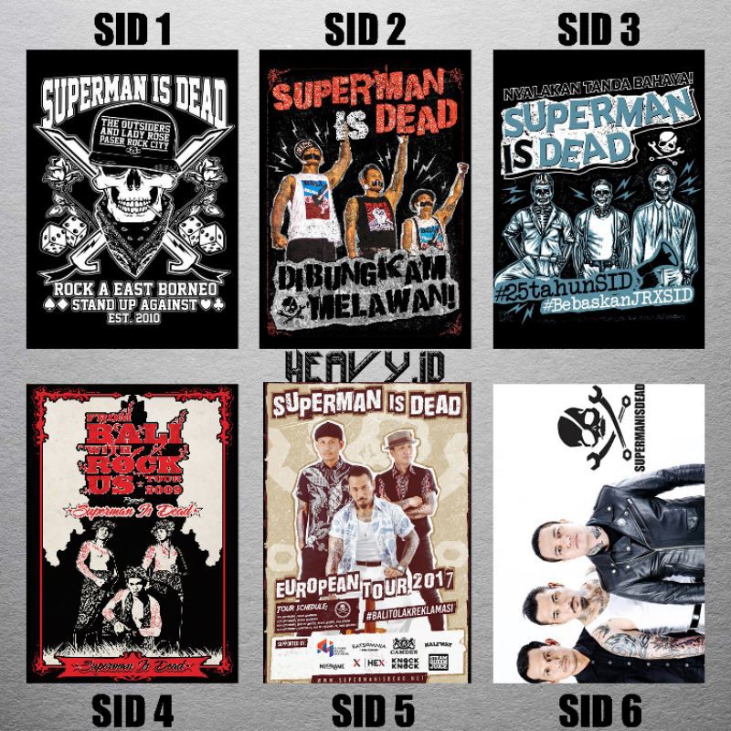 POSTER BAND A3 SUPERMAN IS DEAD