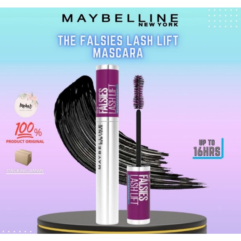 Jual Mascara Maybelline Lash Lift The Falsies Mascara Waterproof Tahan