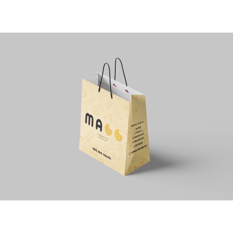 

paper bag bisa utk isi 1 sampai 3 box pastel