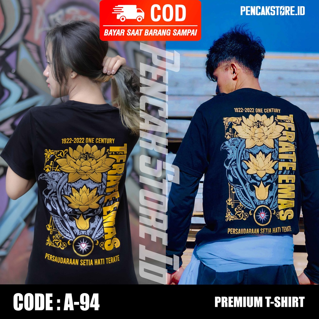 KAOS PSHT kaos terate emas UK M-XXL kaos terate emas murah kaos psht terbaru kaos psht keren kaos terlaris kaos psht satu abad