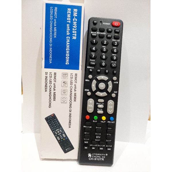 Remote Remot CHANG HONG LCD-LED-TV TABUNG High Quality