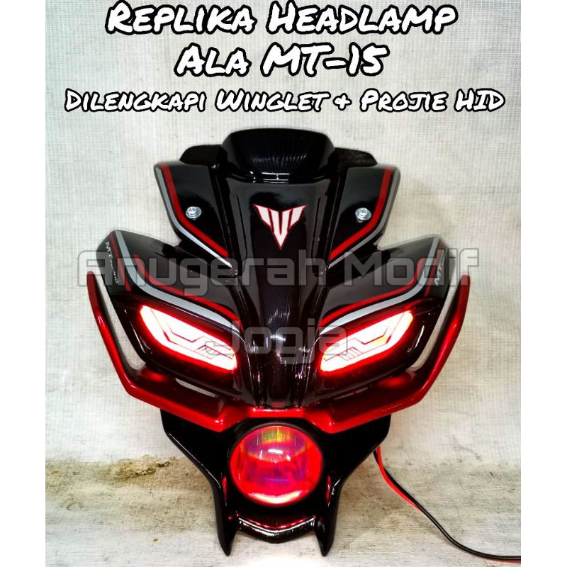 Headlamp ala mt15 custom
