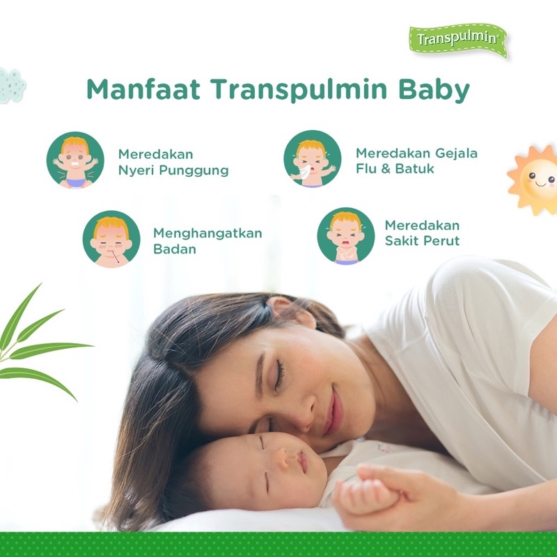 Balsam Bayi Atasi Flu Batuk Hidung Tersumbat Transpulmin Baby 20gr