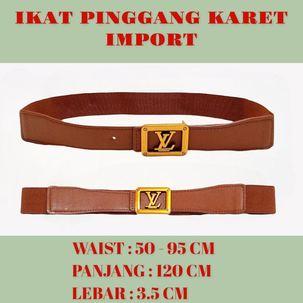 SMARTGIRL NEW IKAT PINGGANG KARET WANITA IMPORT / TALI PINGGANG CEWEK FASHION 560/570/600/610/620