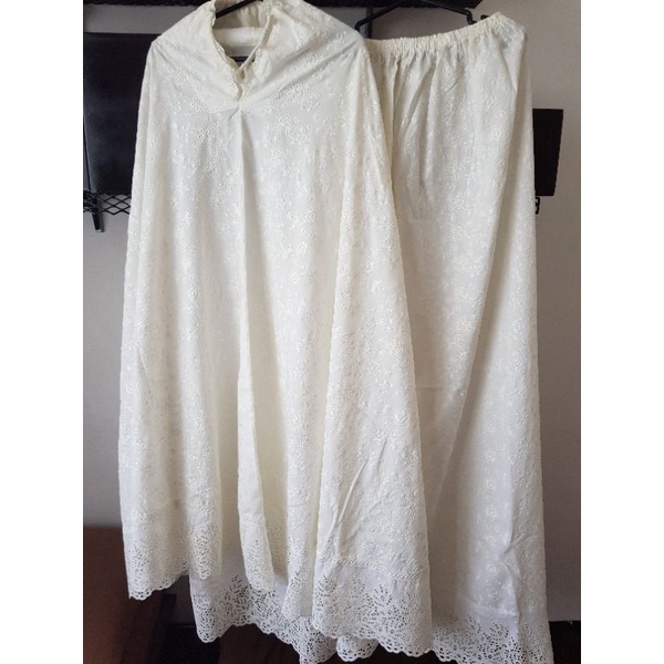 Preloved Mukena Dewasa Full Bordir Premium