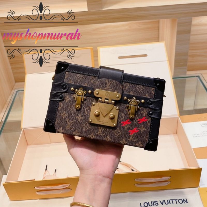 TAS SELEMPANG WANITA ELV PETITE MALLE ADA NO SERI FULLSET BOX MAGNET
