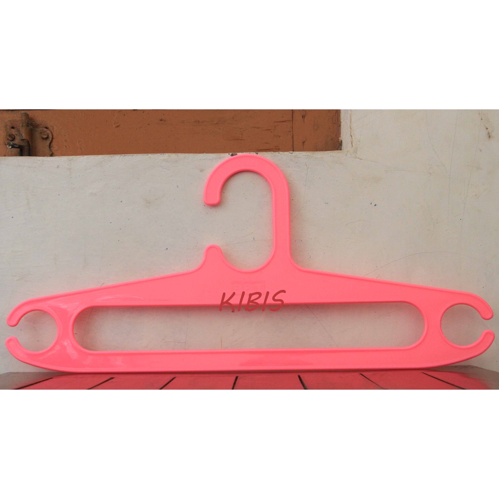 HANGER GANTUNGAN BAJU PINK 17 INCH HANGER GROSIR GANTUNGAN BAJU