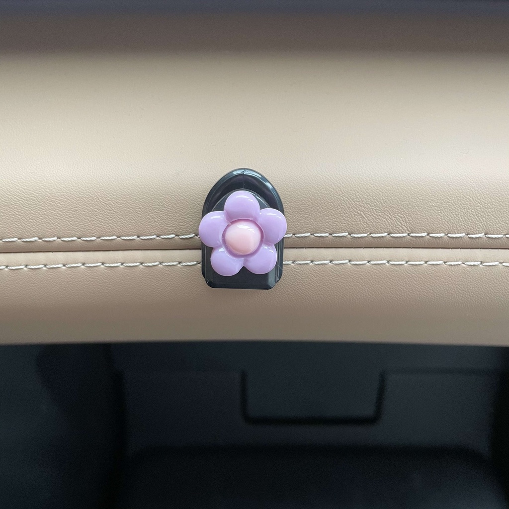 (Purple Series) Kait Gantungan Tas / Kantong Belanjaan Untuk Belakang Jok Mobil