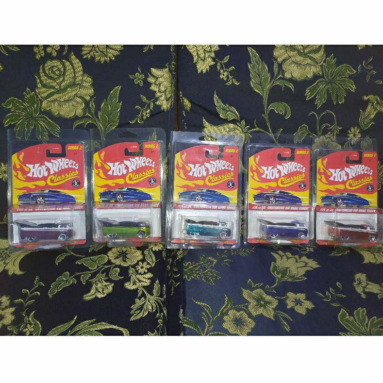Hotwheels Paket 1 Set 5 Pcs Volkswagen Drag Truck Classics