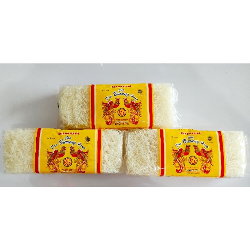 

bihun cap dua burung hong isi 4pcs 250gr