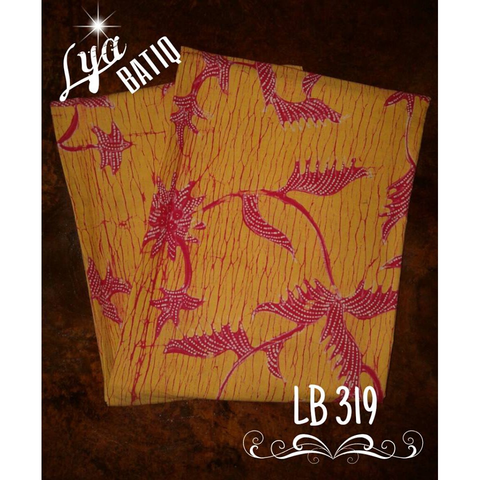 Kain Batik Tulis Madura Serat Kayu Kuning LB 319