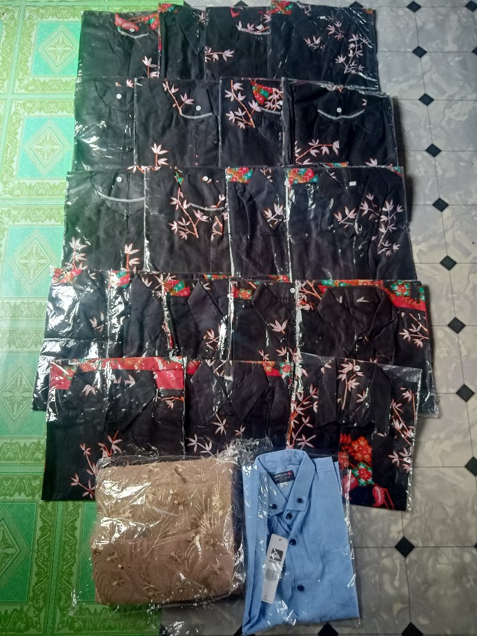 Maura Couple - Sania Ruffle Batik Couple Jumbo Ori Ndoro Jowi Dnt Garansi Termurah