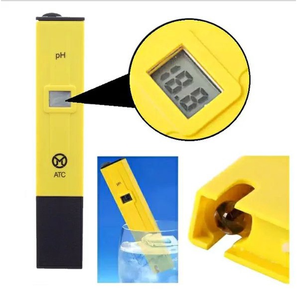 pH Meter Digital - Alat ukur PH air - Hidroponik / Kolam/  Aquarium