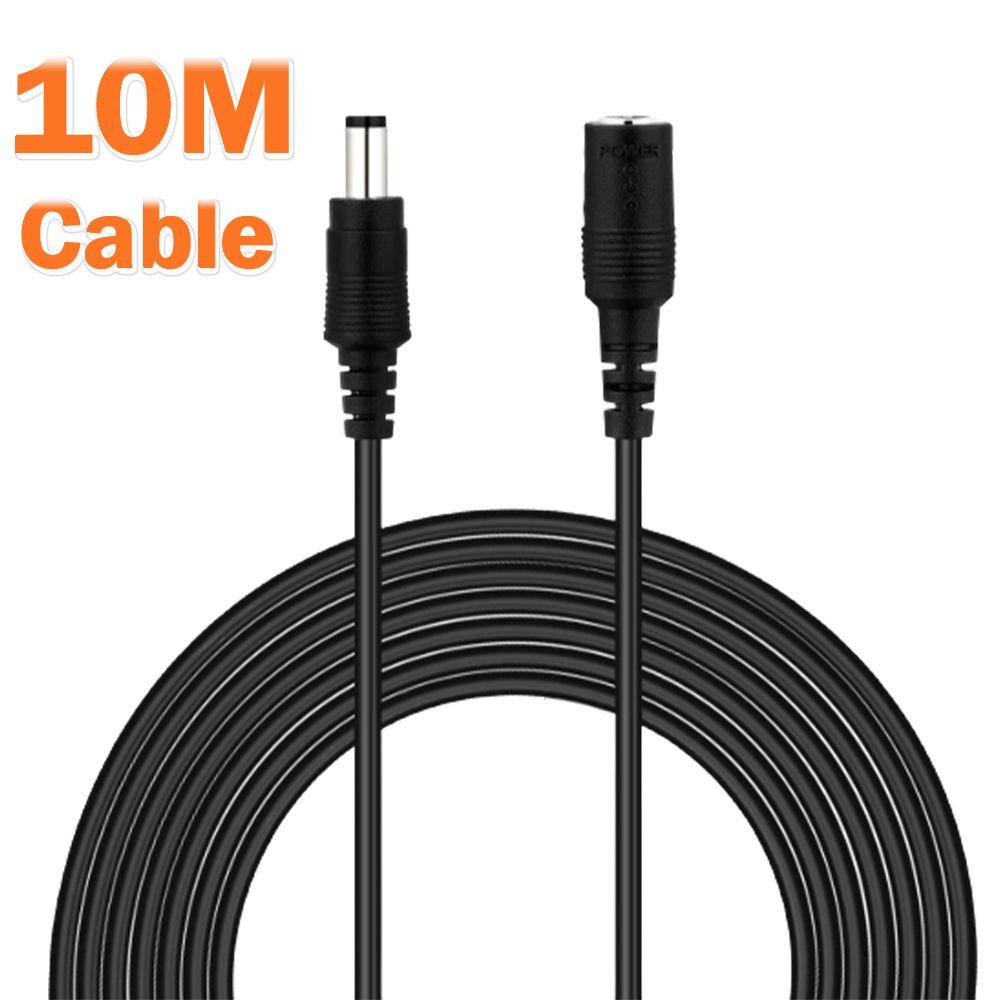 Nickolas1 Adaptor Kabel Ekstensi Power Supply Adapter Kamera Keamanan Aman Untuk CCTV DC 12V LED Strip Cable Untuk Router Kamera