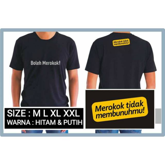 Kaos Maiyah - Boleh merokok - kaos distro -kata kata