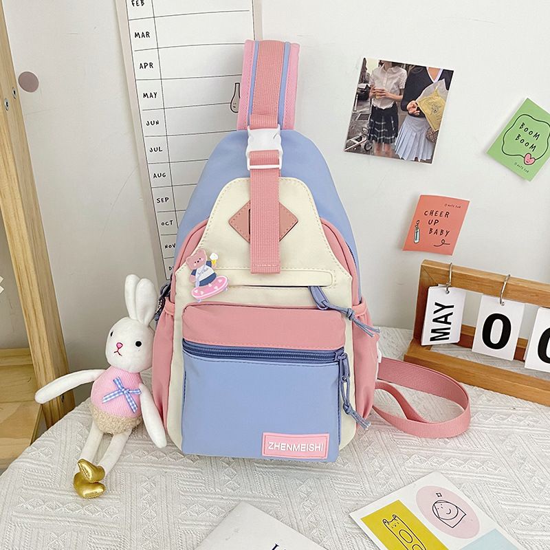 LX804345 Tas SELEMPANG Remaja Wanita Lucu Free Boneka terbaru 1kg bisa 3 tas supplier tas import  ELJ 4345