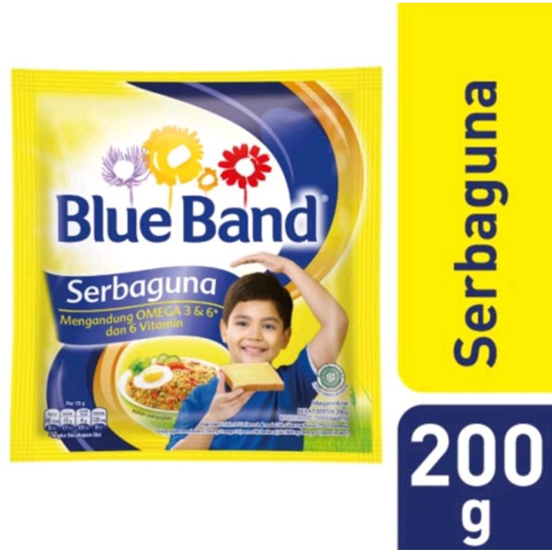 

blueband serbaguna margarin blue band butter mentega serbaguna blue band 200gr