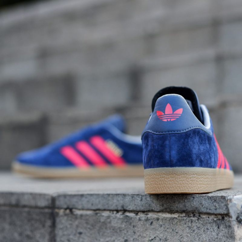 adidas gazelle navy red