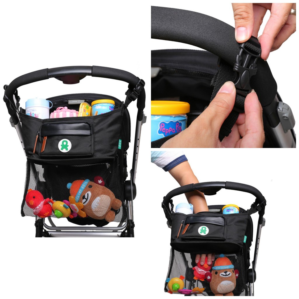 BabyGo Inc Stroller Organiser with Nett Storage