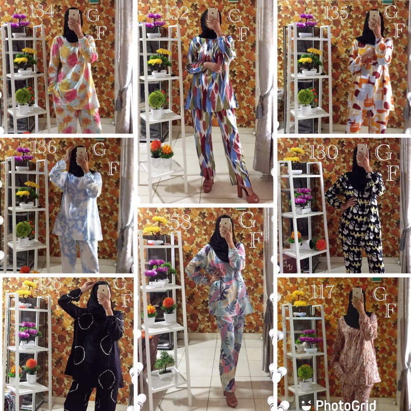 PIYAMA RESLETING/ ONE SET RAYON PREMIUM/ PAJAMAS/ SETCEL/ HOMEWEAR/ GRAM FASHION