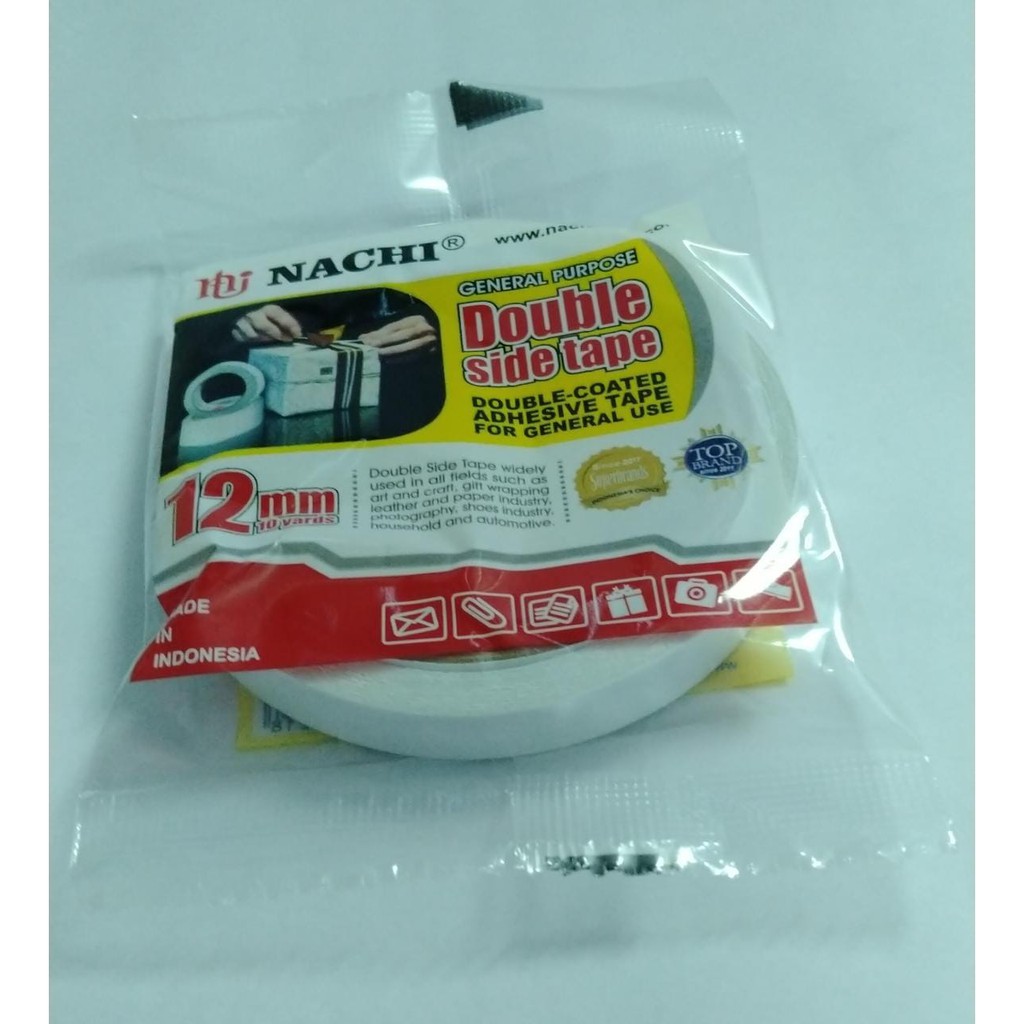

DOUBLE TAPE / ISOLASI TAPE NACHI 1/2