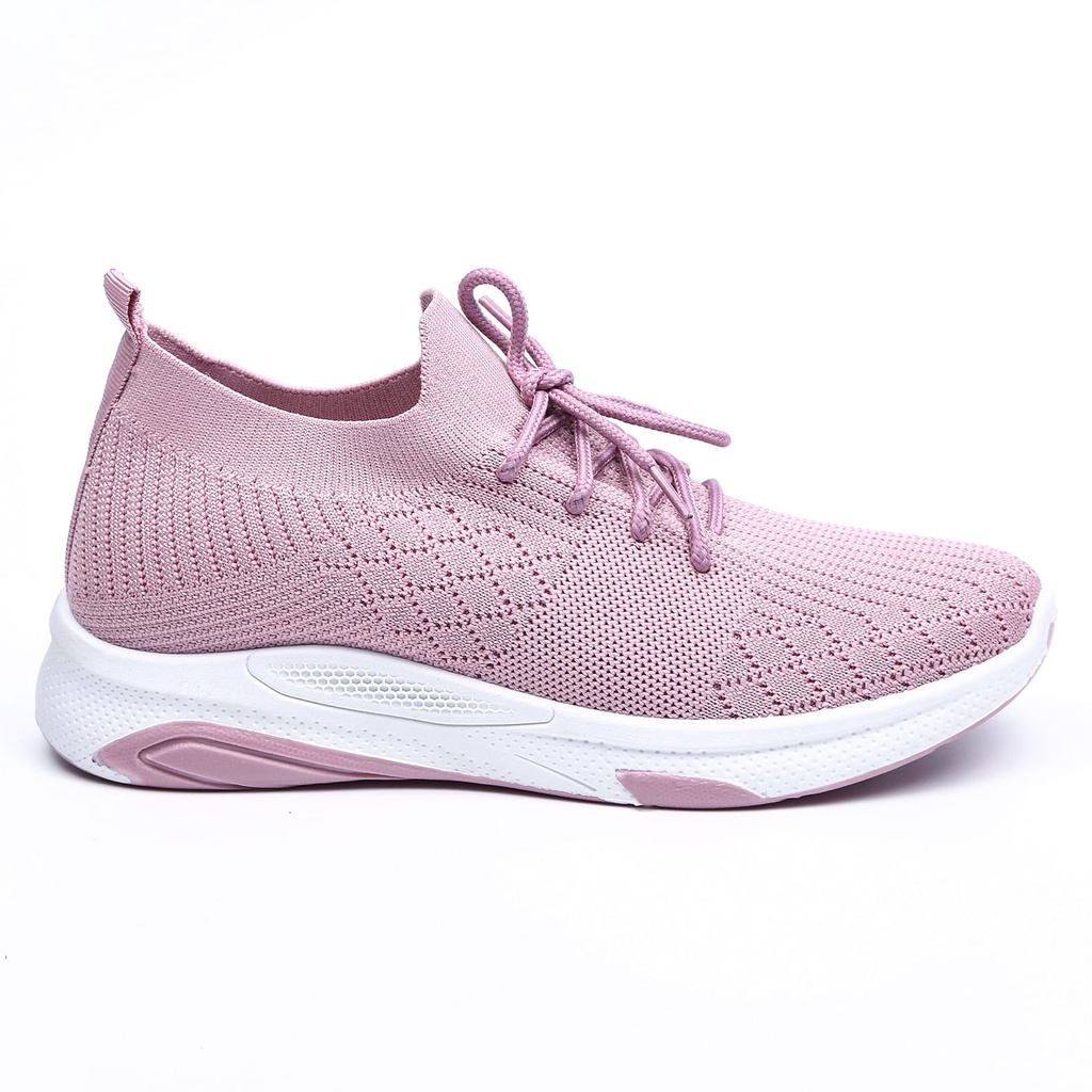 COD Seaptu Sneakers Wanita Tali Seaptu Wanita Sports Shoes Canvas Cewek Sepatu Olahraga - A2056-Pink