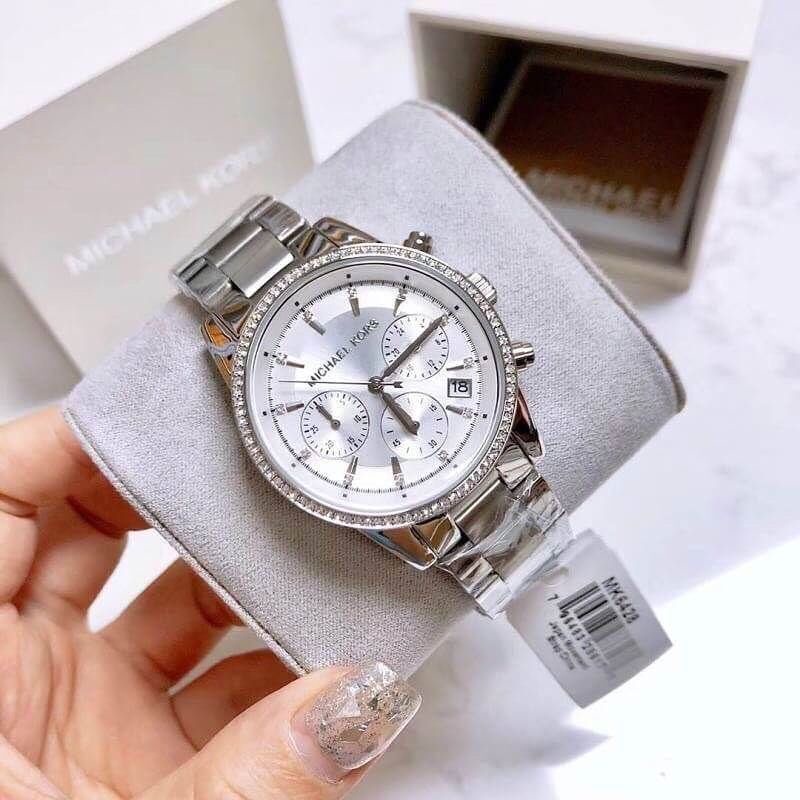 JAM TANGAN PRIA WANITA | RANTAI | KULIT | KARET | MURAH | MICHAEL KORS TIPE MK-6482 - STRAP ALL STAI