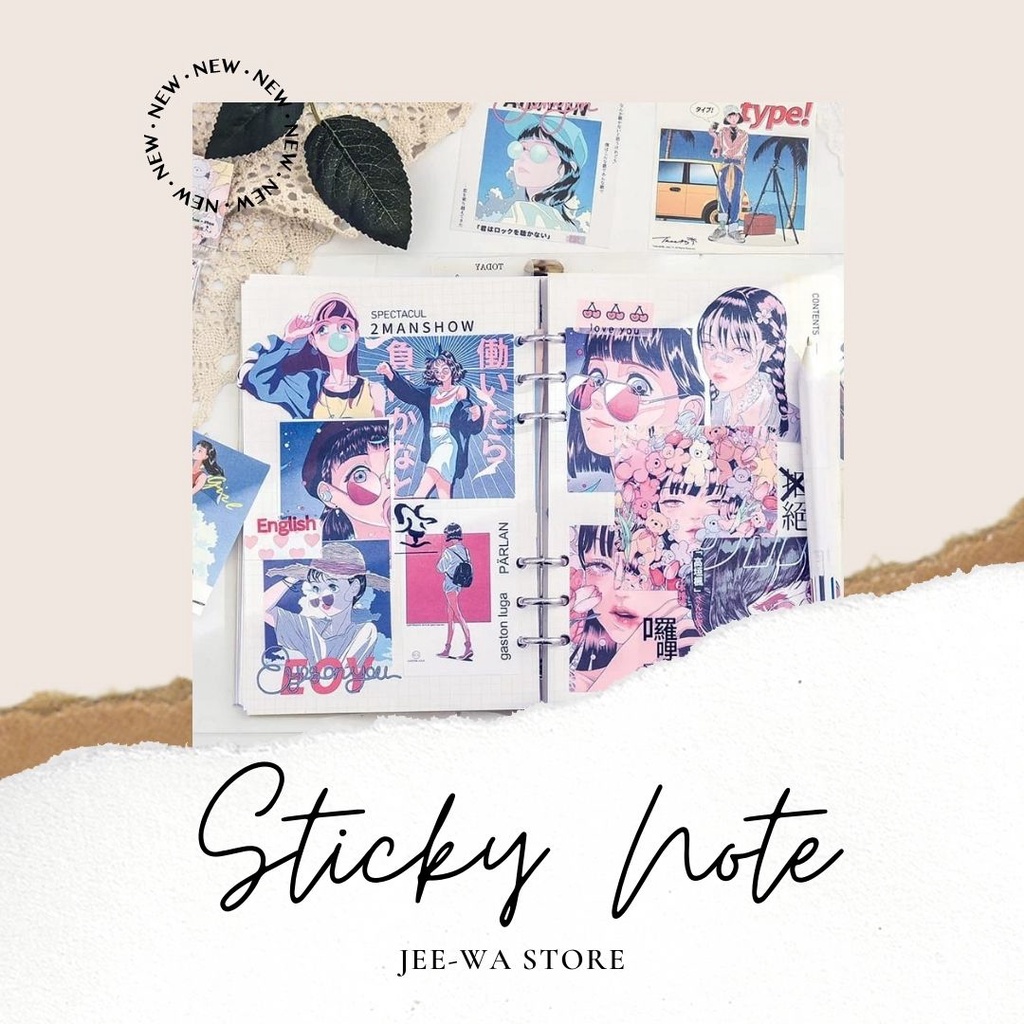

[ JEE-WA ] [ STSW324 ] Sticky Note Japanese Girl Anime Aesthetics Loli | Sticky Note Korean Loli Girl Aesthetics | Sticky Note Memo Pad Gadis Perempuan Korea Jepang Murah | Sticky Memo Pad Buku Catatan Gadis Perempuan Jepang Murah