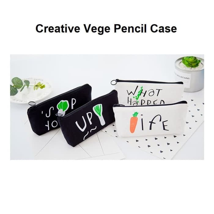 

Murah TP0075 Tempat Pensil Creative Vege Tempat Kosmetik Pouch - up up Keren