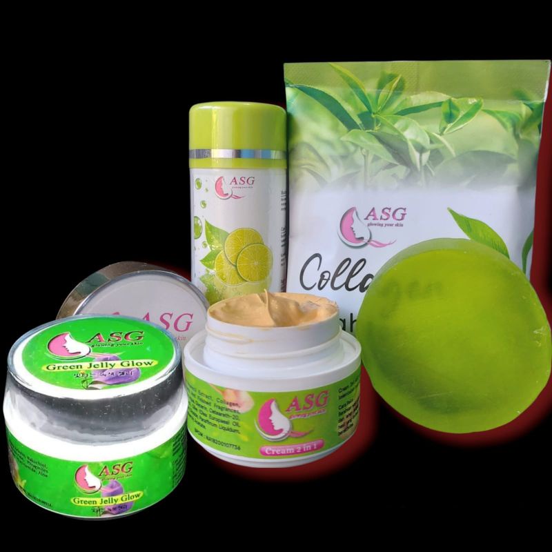 PAKET ASG + GREEN JELLY GLOW BY ASG SUDAH BPOM