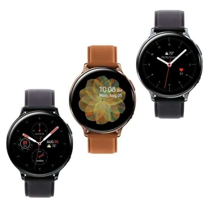 Samsung Galaxy Watch Active 2 Stainless steel- 44mm GARANSI RESMI SEIN