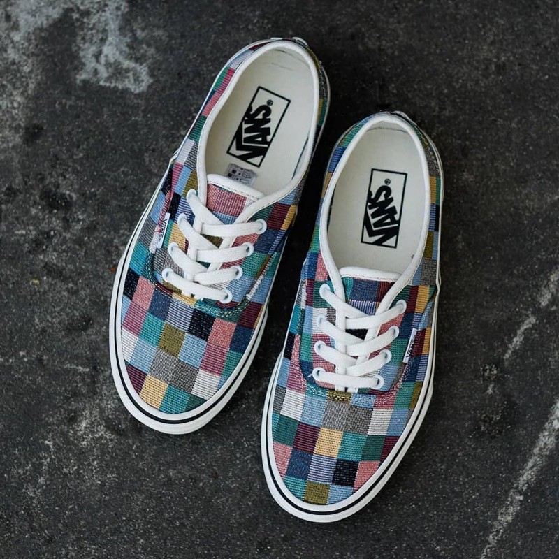 VANS AUTHENTIC WOVEN CHECKERBOARD MULTICOLOUR ORIGINAL 100%