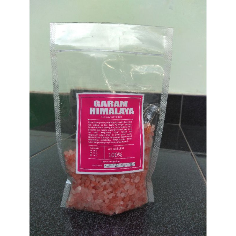 Garam Himalaya Butiran Kasar (Kristal) - Rock Himsalt - Himalayan Rocksalt - Butiran Besar