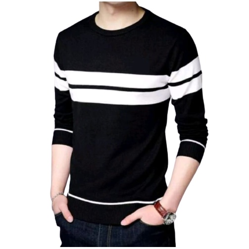 pojoksweater.id - Sweater Rajut Round Strip 2 12 Get Kualitas Terbaik