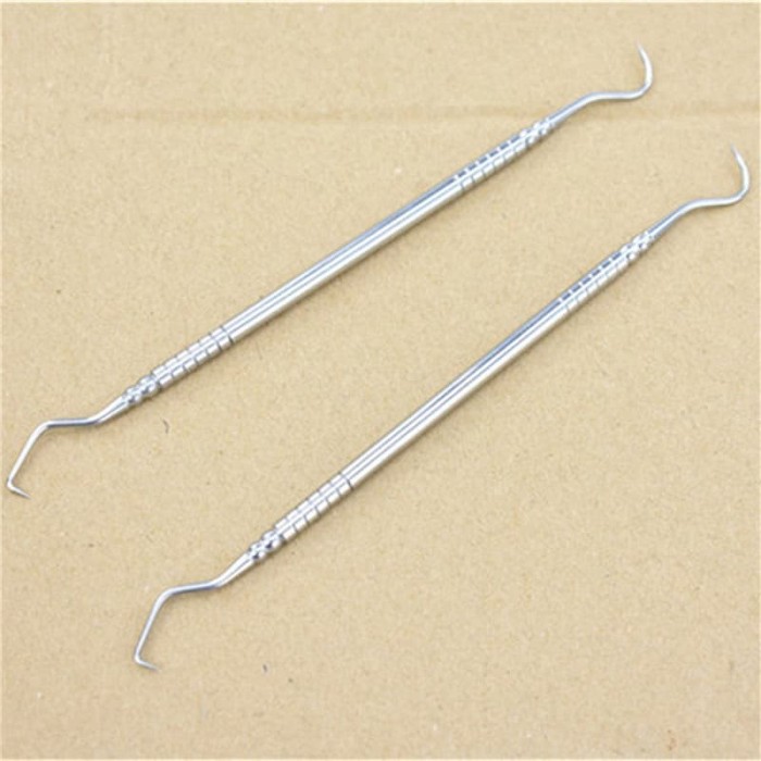 Double End Hook Tooth Probe instrument dental *SL06