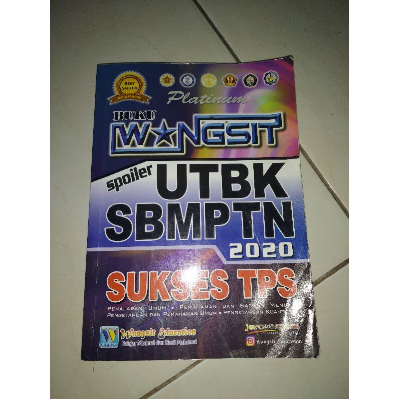 Jual Wangsit Utbk Tps Platinum 2020 Preloved Shopee Indonesia