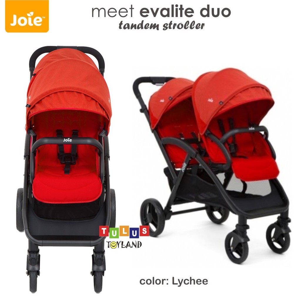 Joie Evalite Duo Tandem Twin Stroller Anak Kembar Kereta Dorong Bayi