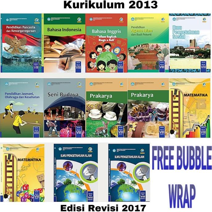 

Paket Lengkap Buku Kelas 2 / VIII 8 Smp K13 Edisi Revisi 2017